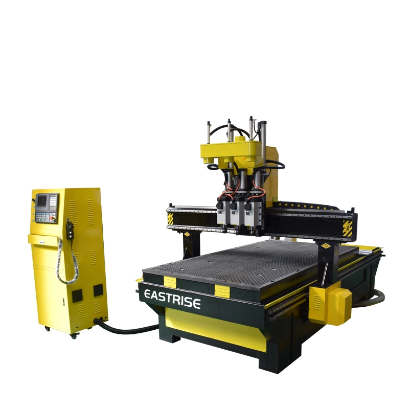 Erm1325 Multi Head 3D Wood Engraving Three/Four Spindles CNC Router Machine with Promotion Price