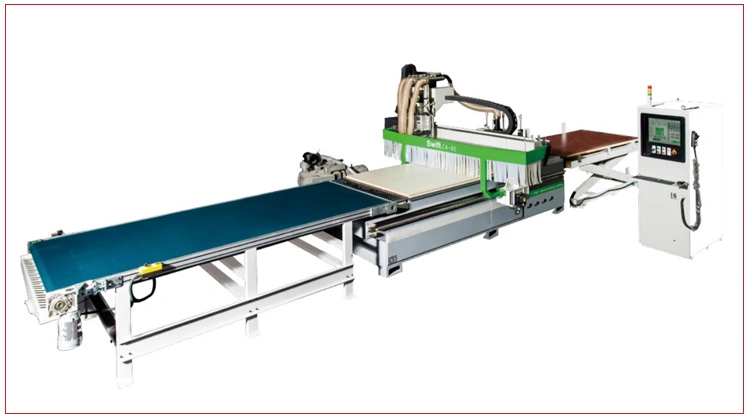 Hicas Linear Atc Nesting CNC Router Machine for Wood MDF Plywood