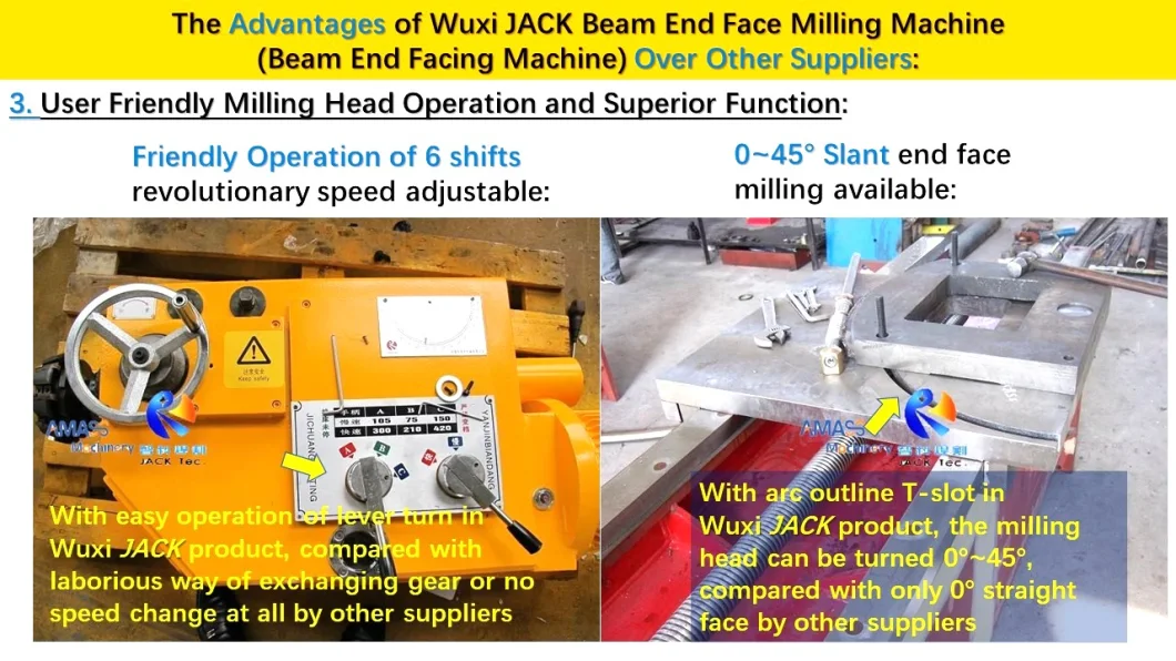 Automatic CNC Hydraulic Welding Section Steel Structure Member Facing Pipe Box Cross I H Beam End Face Milling Machine