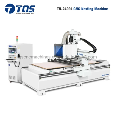 CNC-Nesting-Maschine mit 12-fach linearem Werkzeugwechsler, ideale Alternative zum CNC-Fräser für die Holzbearbeitung